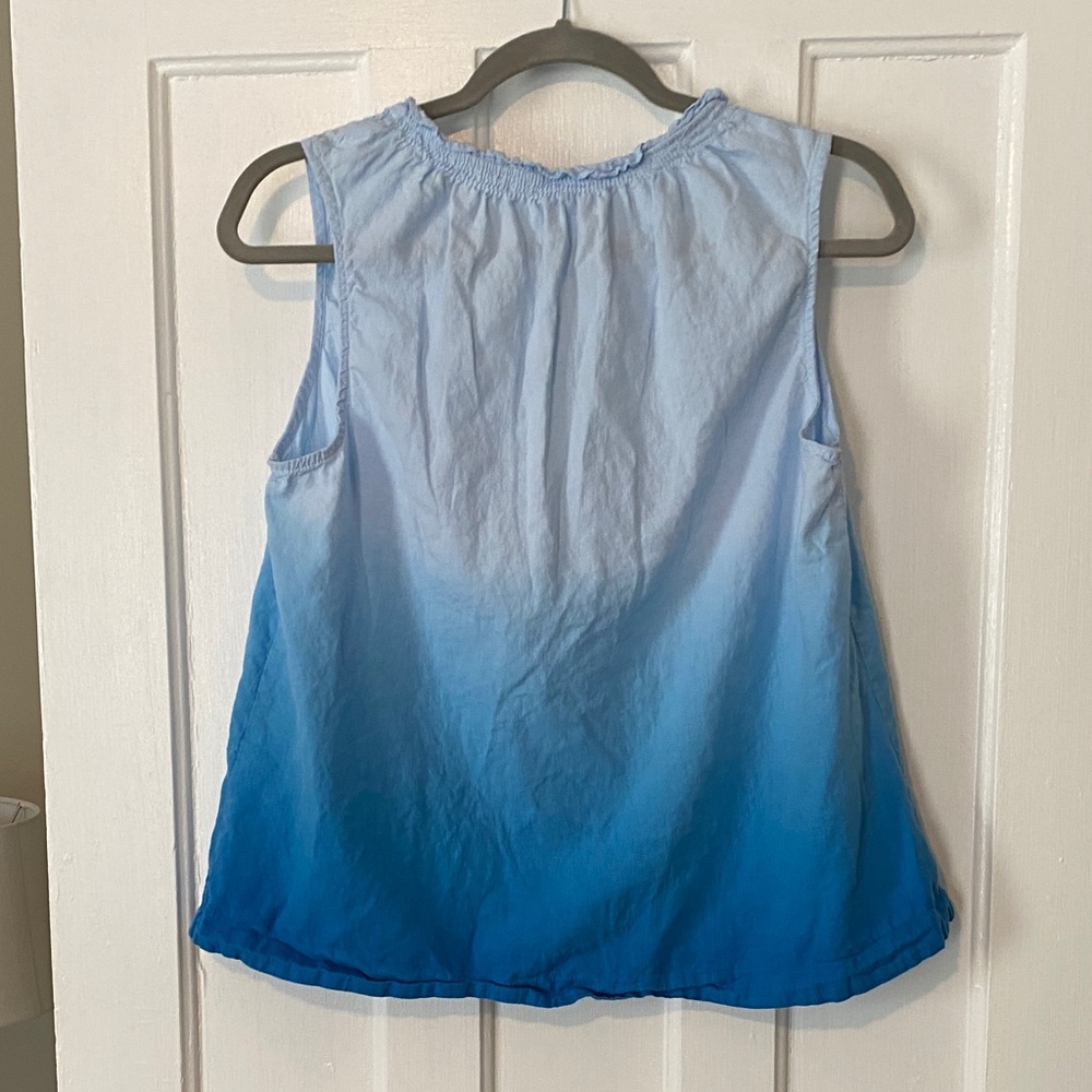 Time and Tru Sleeveless Blue Ombre Blouse - Picture 5 of 5